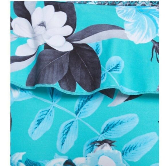 Seafolly Sz 10 Twist Halter Singlet Tankini and matching bottom 2 piece set - Picture 10 of 10